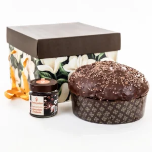 Panettone “Sachertone” con crema di cioccolato fondente